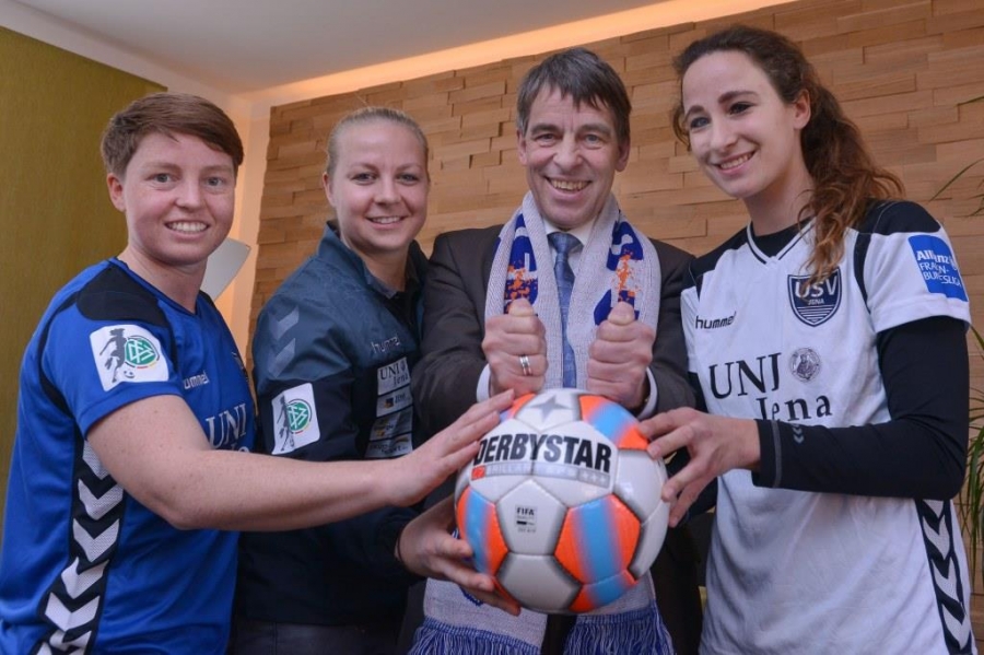 Die Sportstadt Jena und der Oberbürgermeister drücken die Daumen