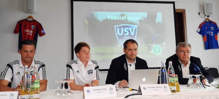 Pressekonferenz zum Saisonauftakt - Saisonbeginn beim FF USV Jena in der Allianz Frauen-Bundesliga