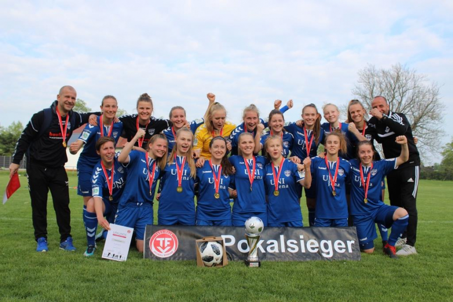 U21 des FF USV Jena gewinnt den Thüringenpokal