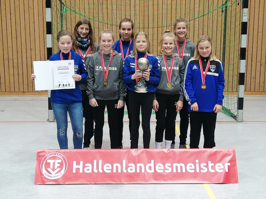 FF USV Jena ist U15-Hallenlandesmeister