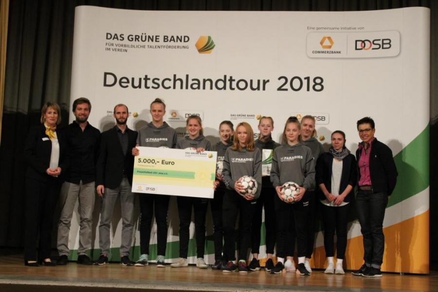 FF USV Jena mit dem Grünen Band ausgezeichnet