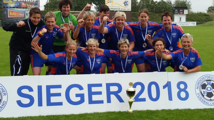 Jenaer Ü35-Frauen gewinnen die NOFV-Meisterschaft 2018 - Ü35 wird NOFV-Meister 2018