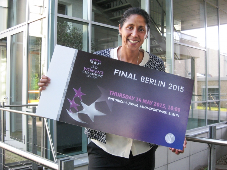 Eintrittskartenverkauf Finale in Berlin - Eintrittskarten für das Finale der UEFA Women's Champions League im Friedrich-Ludwig-Jahn-Sportpark ab 14. März erhältlich.