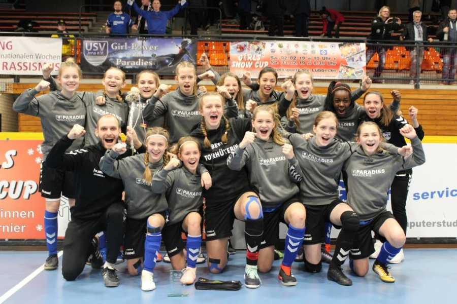 Jenaer U14 erreicht starken fünften Platz beim Girls Snow Cup